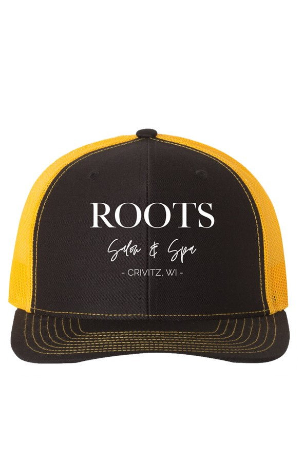 Roots Richardson Trucker Hat Embroidered White Logo | Crivitz, WI