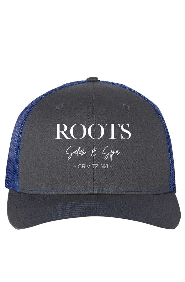 Roots Richardson Trucker Hat Embroidered White Logo | Crivitz, WI
