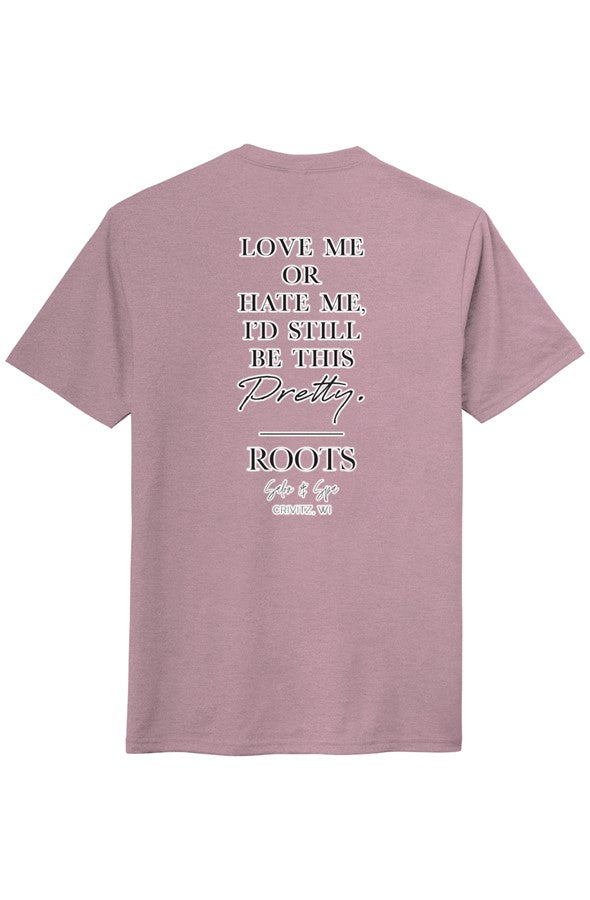 Roots Love Me or Hate Me Perfect Tri Tee Black White | Crivitz, WI