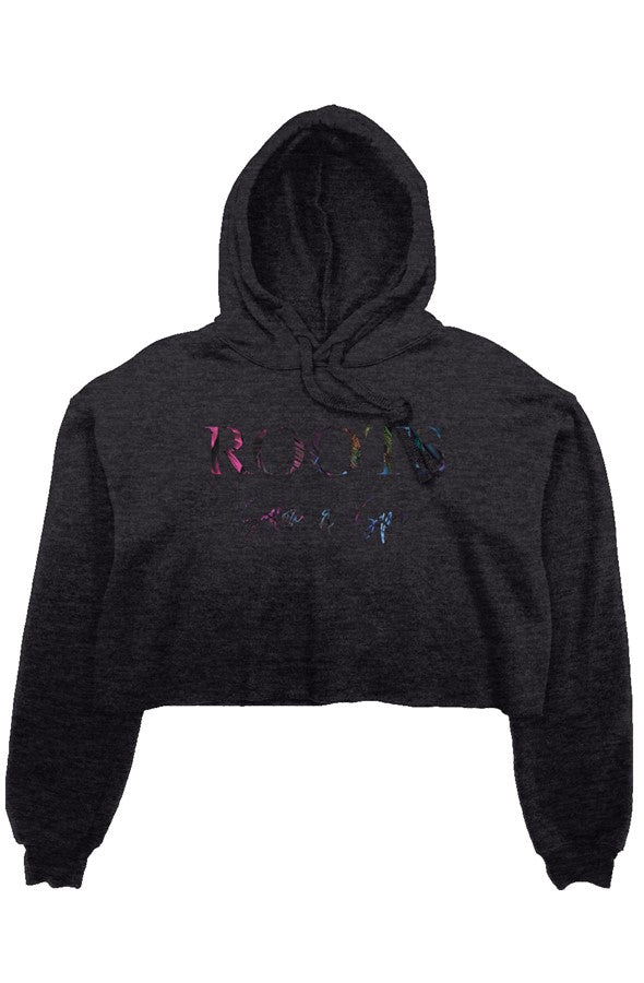 Roots Crop Fleece Hoodie Tropical Logo | Crivitz, WI