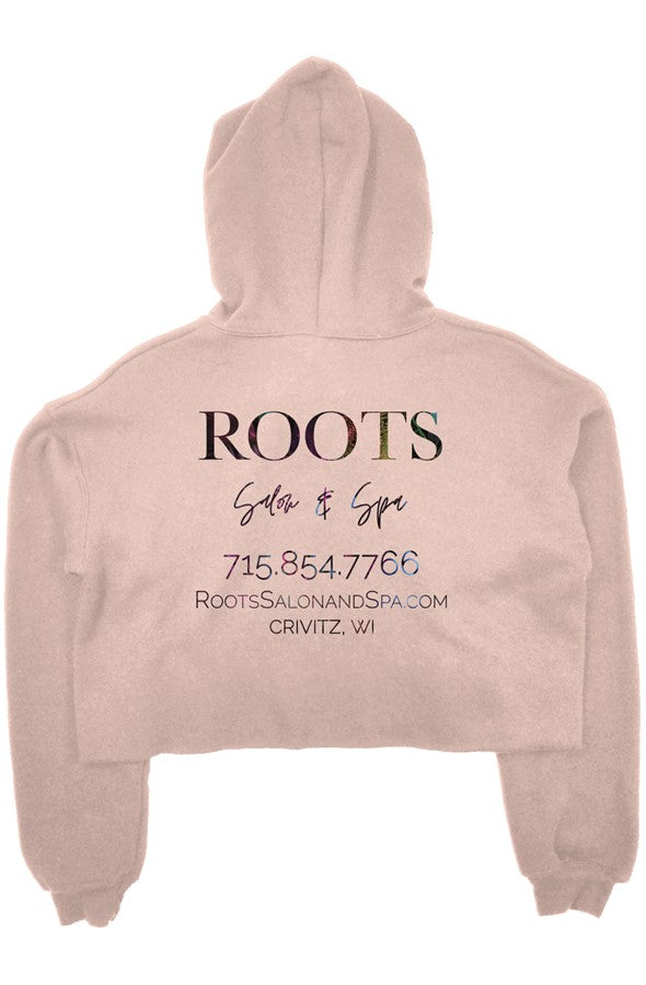Roots Crop Fleece Hoodie Tropical Logo | Crivitz, WI