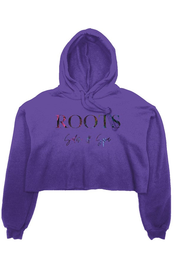 Roots Crop Fleece Hoodie Tropical Logo | Crivitz, WI