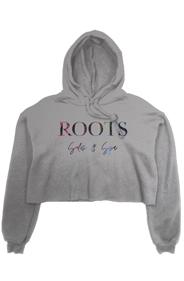 Roots Crop Fleece Hoodie Tropical Logo | Crivitz, WI
