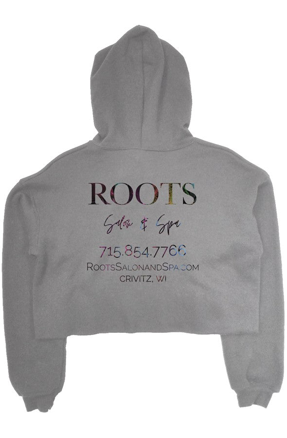 Roots Crop Fleece Hoodie Tropical Logo | Crivitz, WI