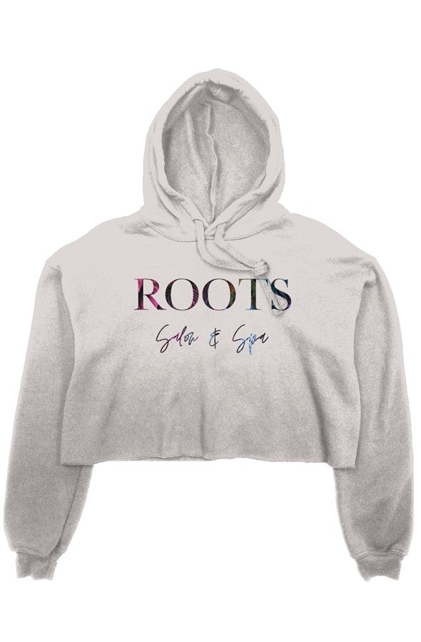 Roots Crop Fleece Hoodie Tropical Logo | Crivitz, WI