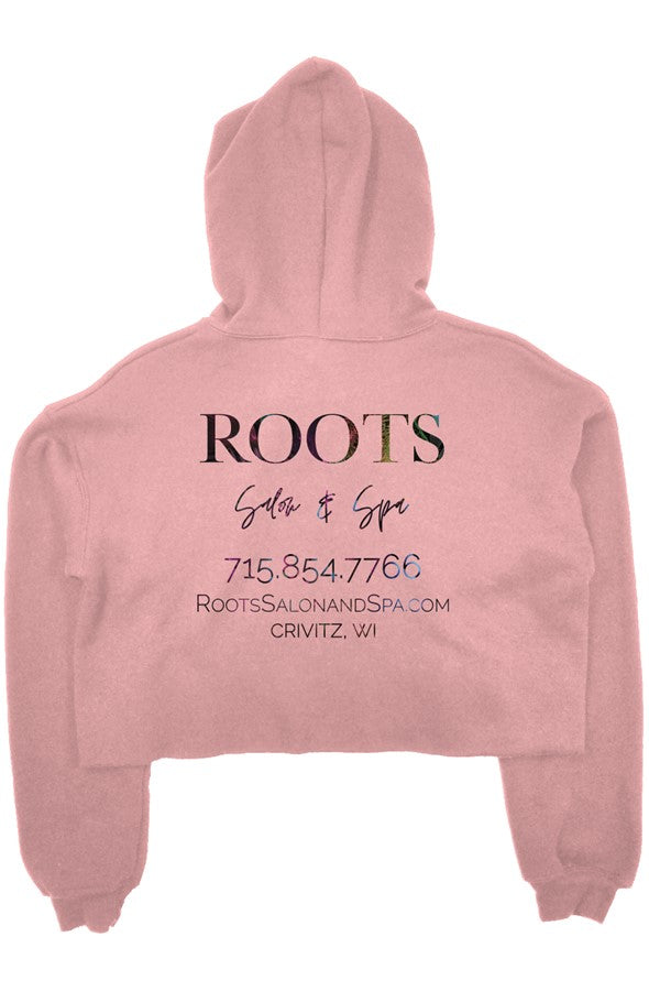Roots Crop Fleece Hoodie Tropical Logo | Crivitz, WI