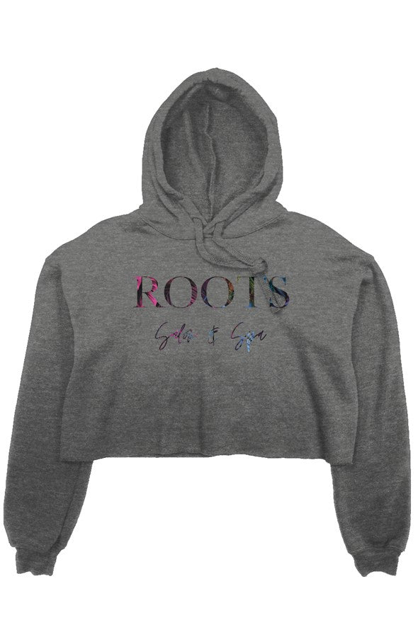 Roots Crop Fleece Hoodie Tropical Logo | Crivitz, WI