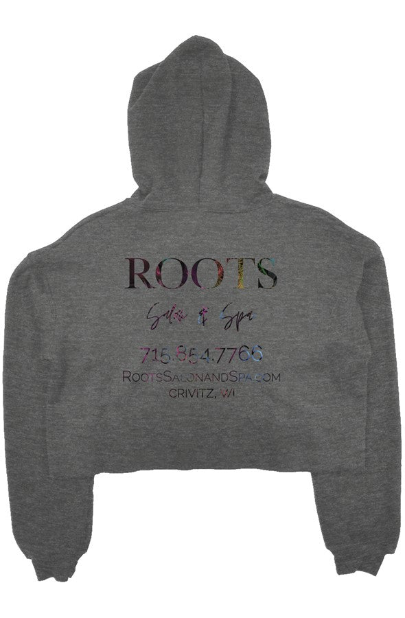 Roots Crop Fleece Hoodie Tropical Logo | Crivitz, WI