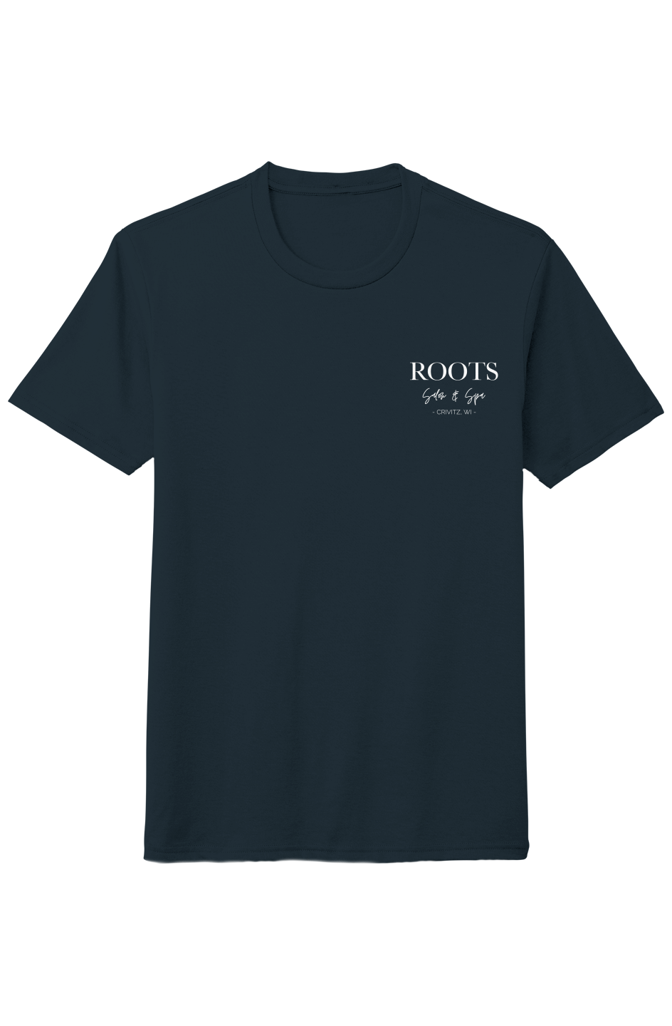 The Roots Perfect Tri Tee Solid White Logo Crivitz WI
