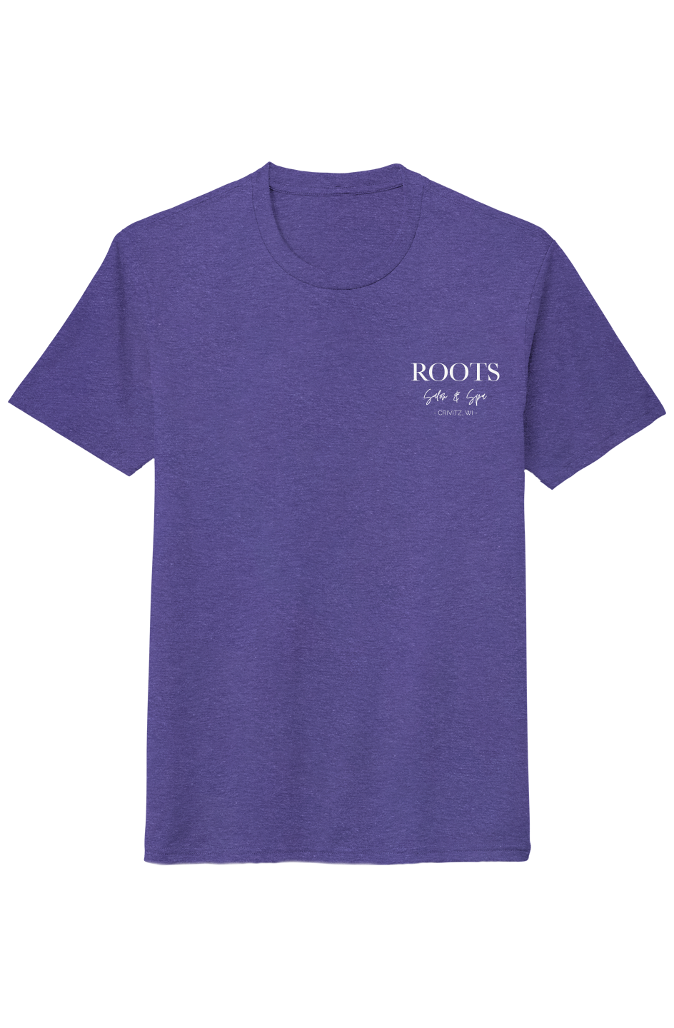 The Roots Perfect Tri Tee Solid White Logo Crivitz, WI