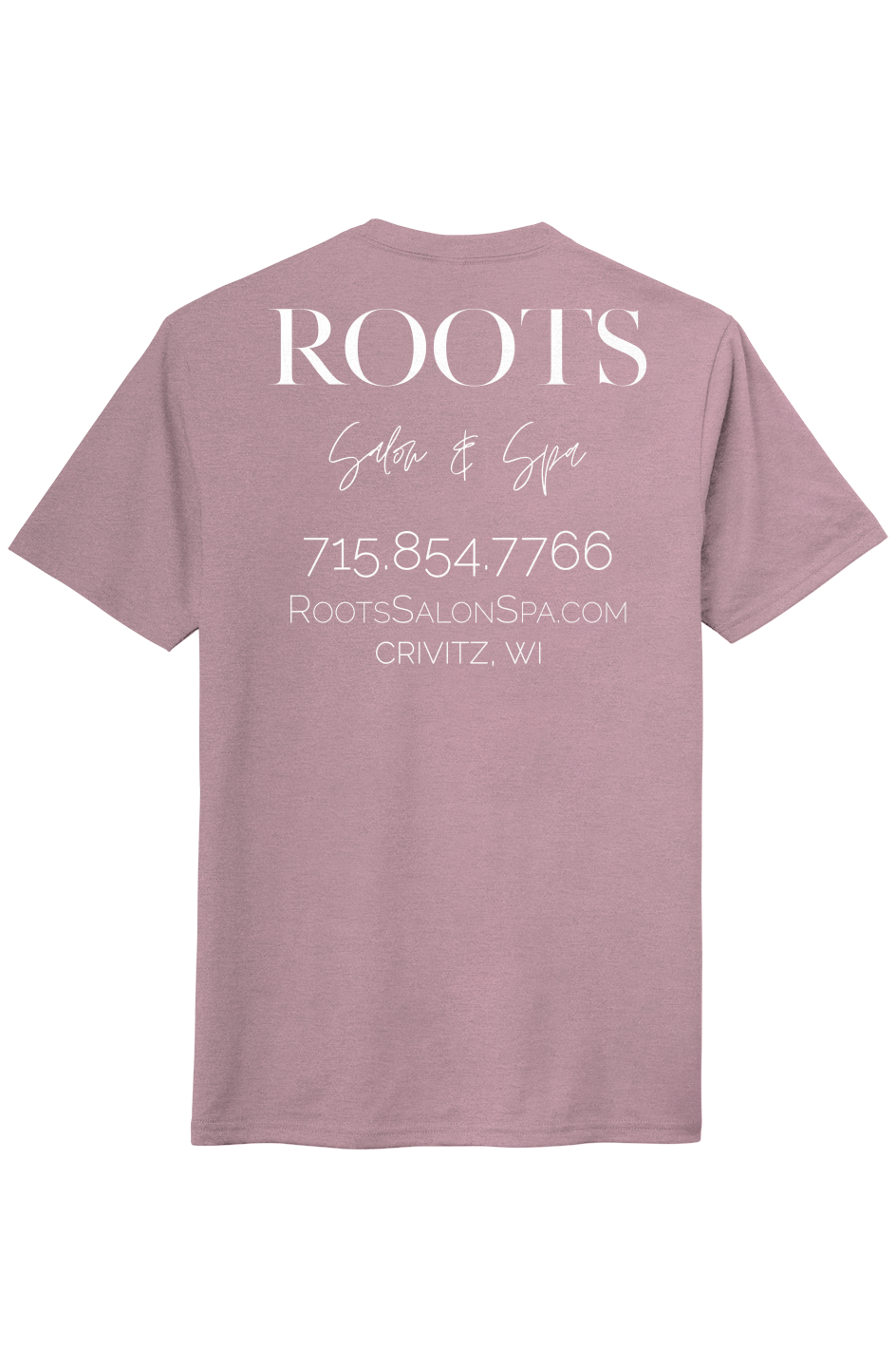 The Roots Perfect Tri Tee Solid White Logo Crivitz, WI