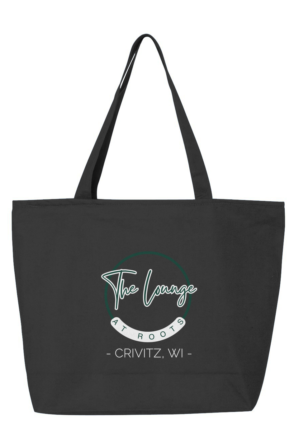 The Lounge at Roots Zippered Tote Crivitz WI