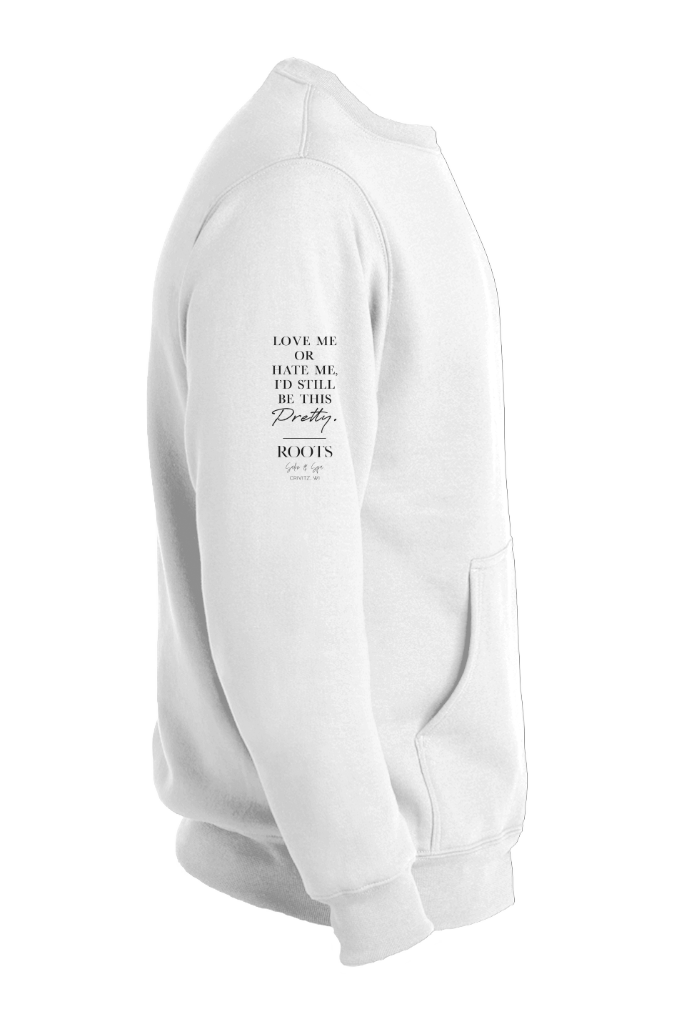 The Roots Tropical Logo Pocket Crewneck