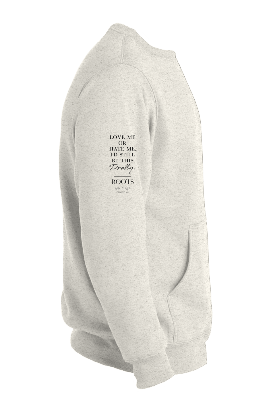 The Roots Tropical Logo Pocket Crewneck