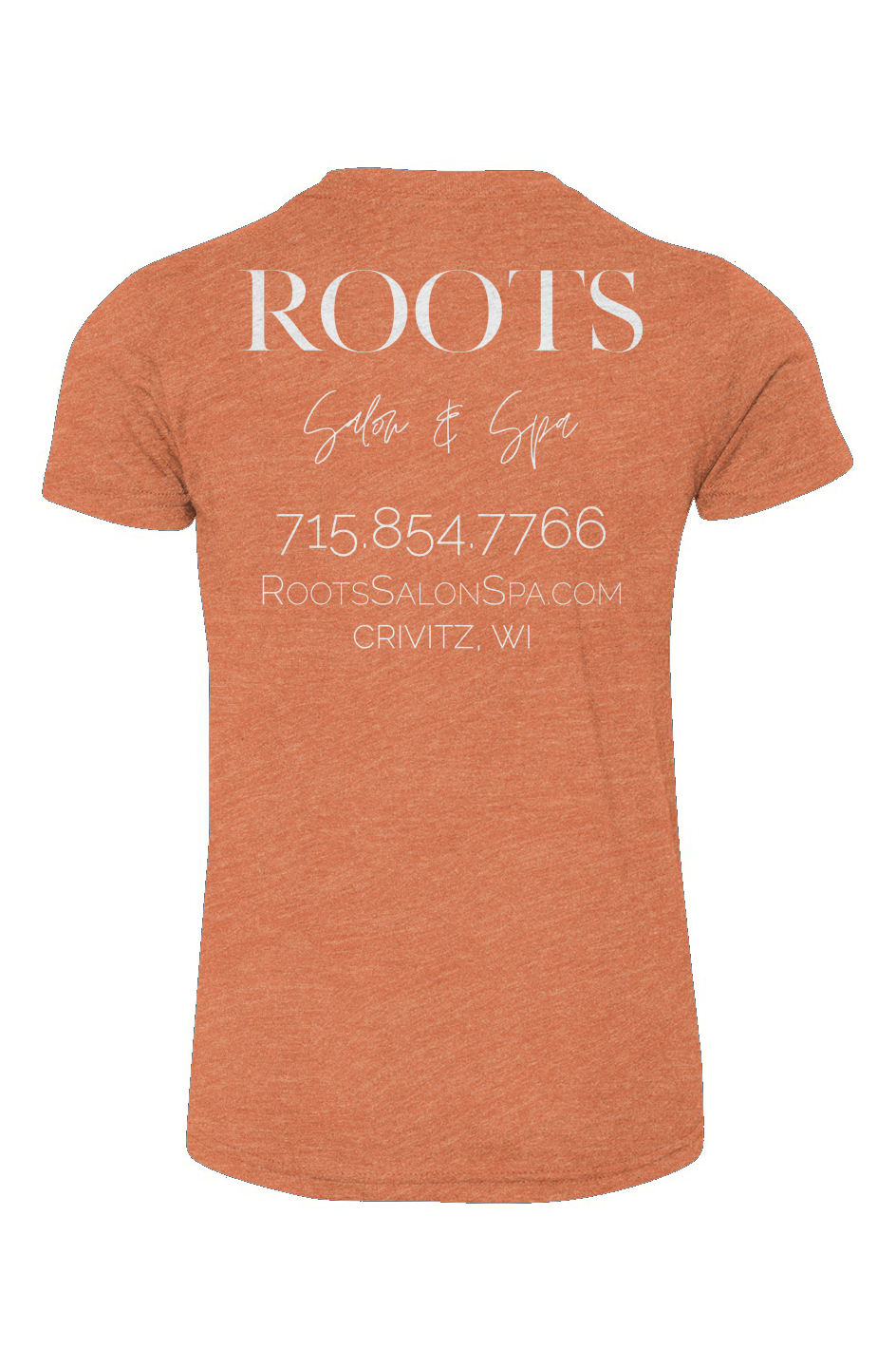 Roots Youth Triblend Tee White Logo | Crivitz, WI