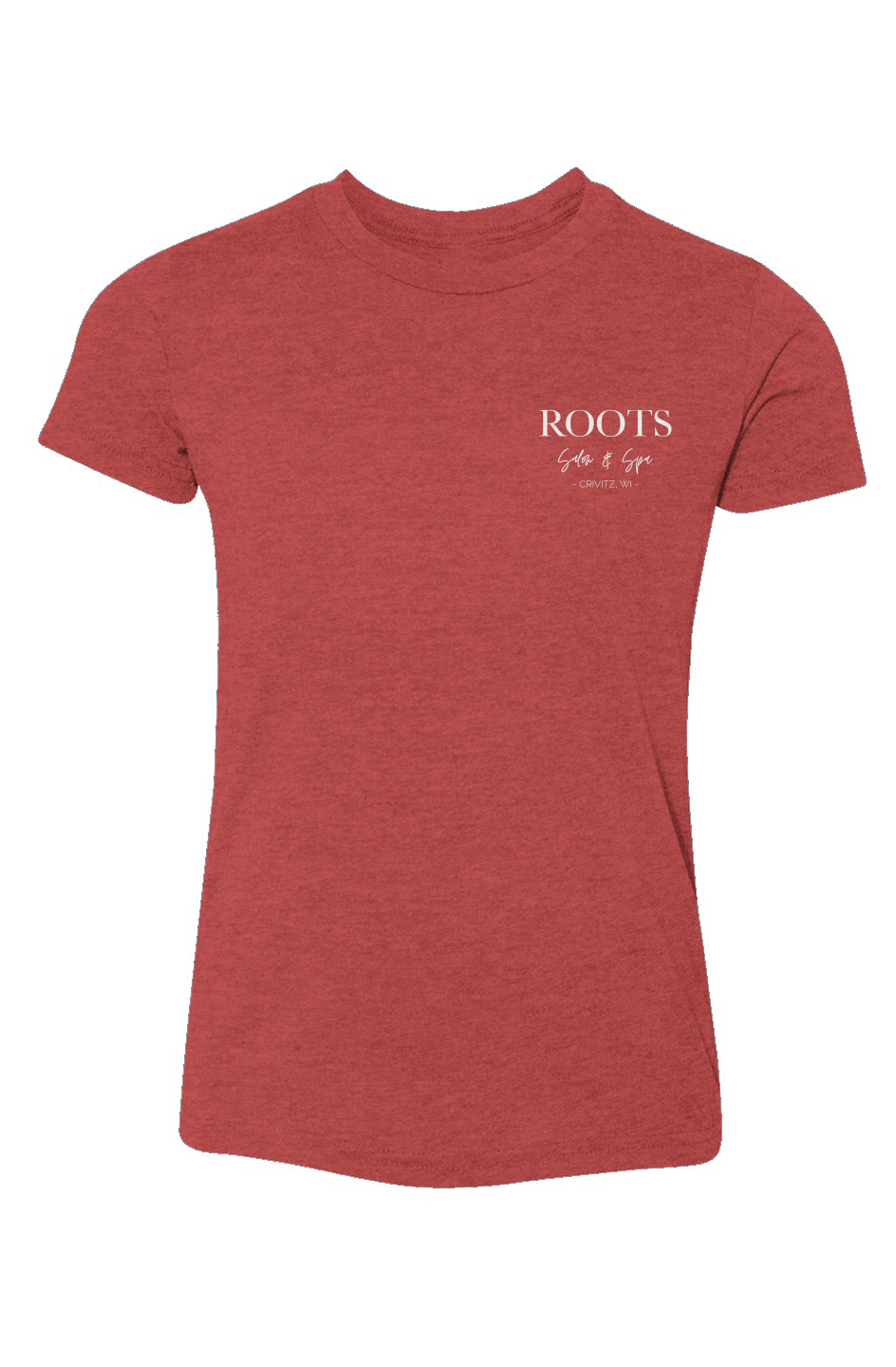 Roots Youth Triblend Tee White Logo | Crivitz, WI