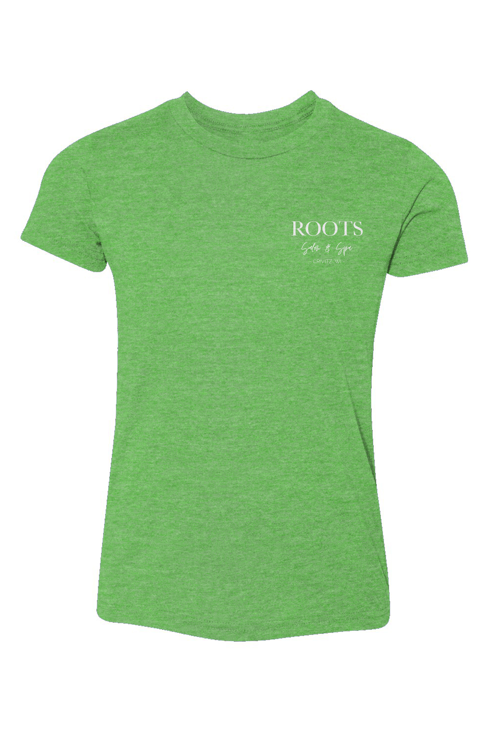 Roots Youth Triblend Tee White Logo | Crivitz, WI