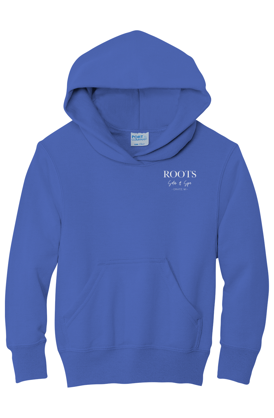 Roots Youth Fleece Hoodie White Logo | Crivitz, WI