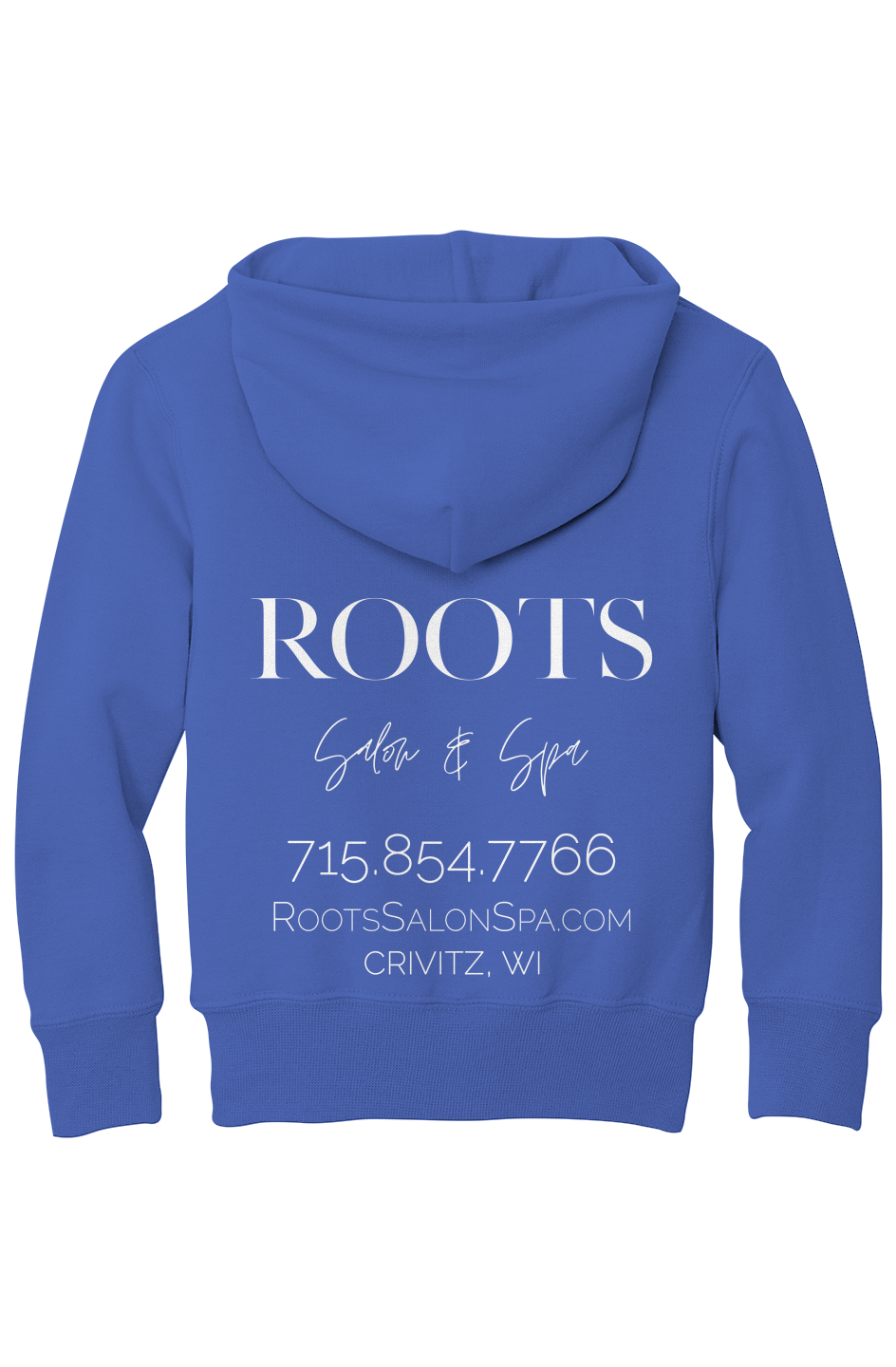 Roots Youth Fleece Hoodie White Logo | Crivitz, WI