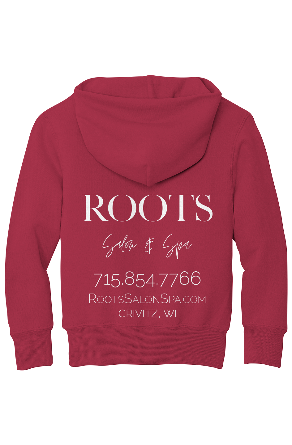 Roots Youth Fleece Hoodie White Logo | Crivitz, WI