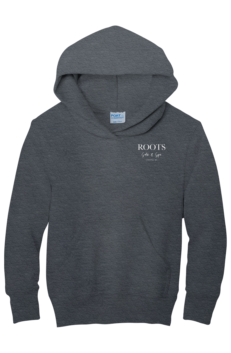 Roots Youth Fleece Hoodie White Logo | Crivitz, WI