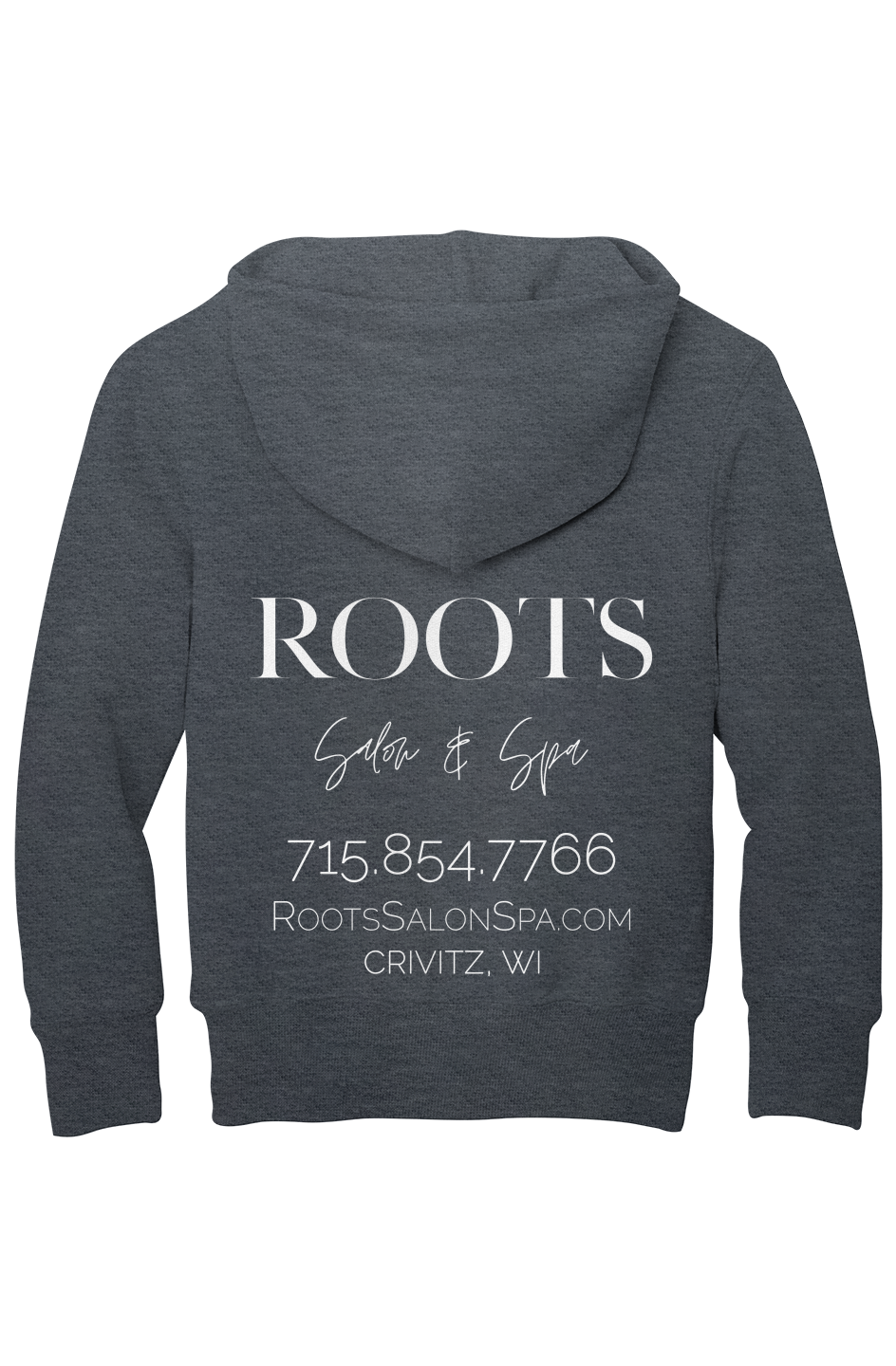 Roots Youth Fleece Hoodie White Logo | Crivitz, WI