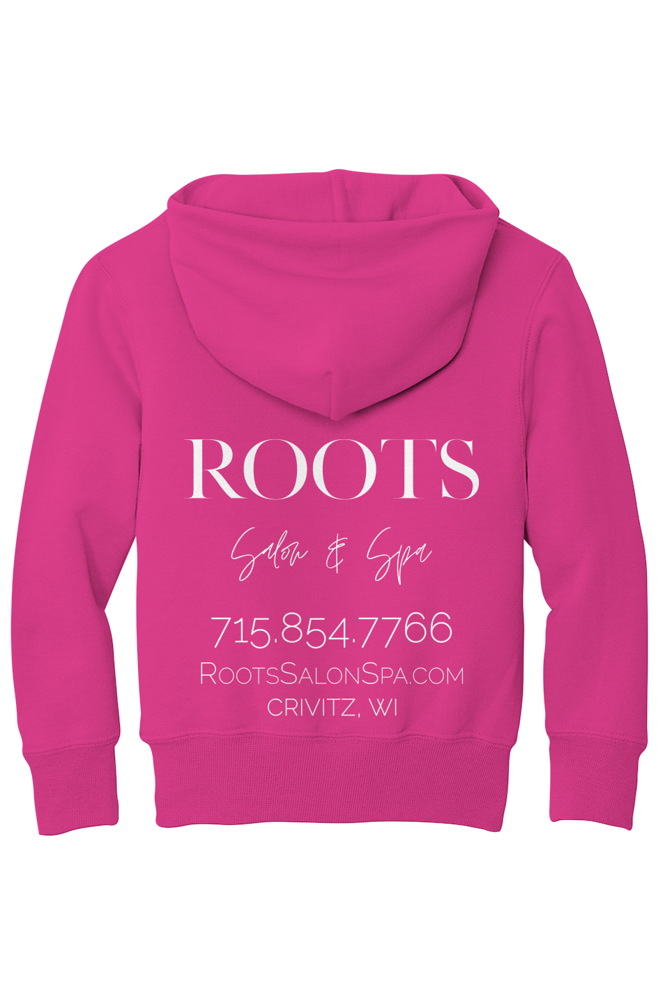 Roots Youth Fleece Hoodie White Logo | Crivitz, WI