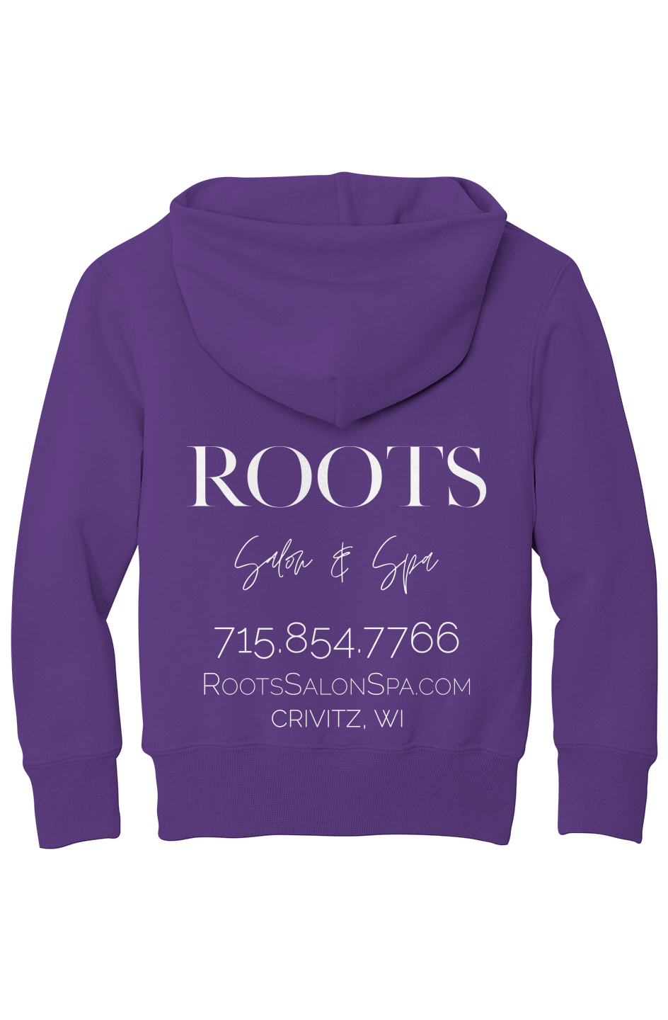 Roots Youth Fleece Hoodie White Logo | Crivitz, WI