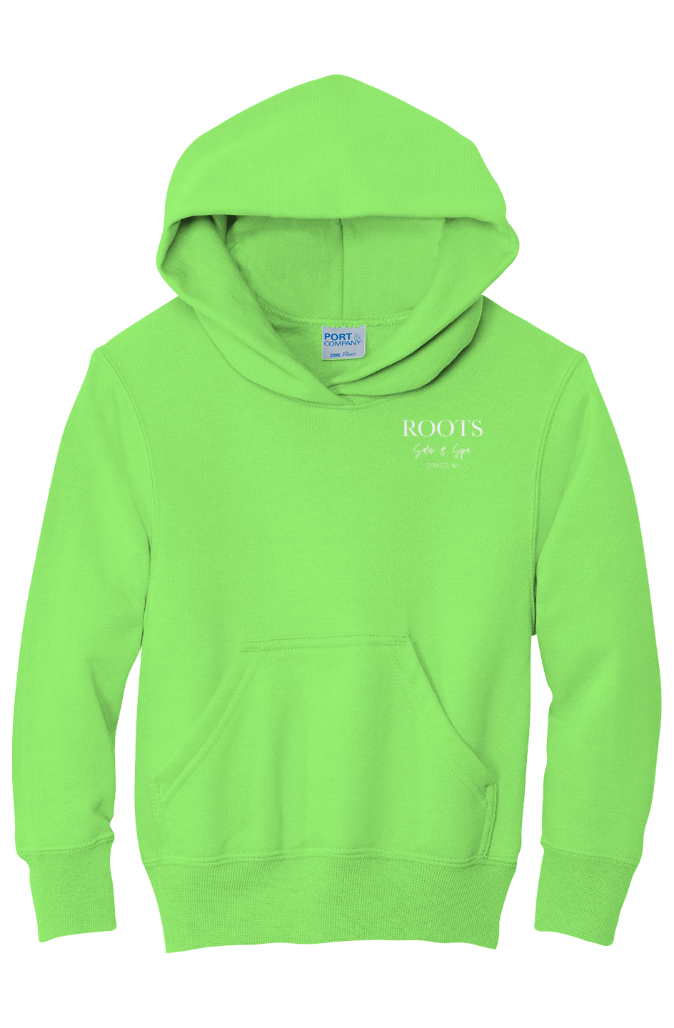 Roots Youth Fleece Hoodie White Logo | Crivitz, WI