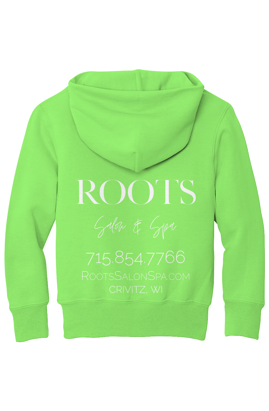 Roots Youth Fleece Hoodie White Logo | Crivitz, WI