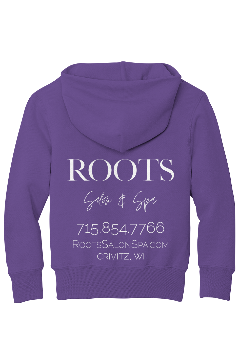 Roots Youth Fleece Hoodie White Logo | Crivitz, WI