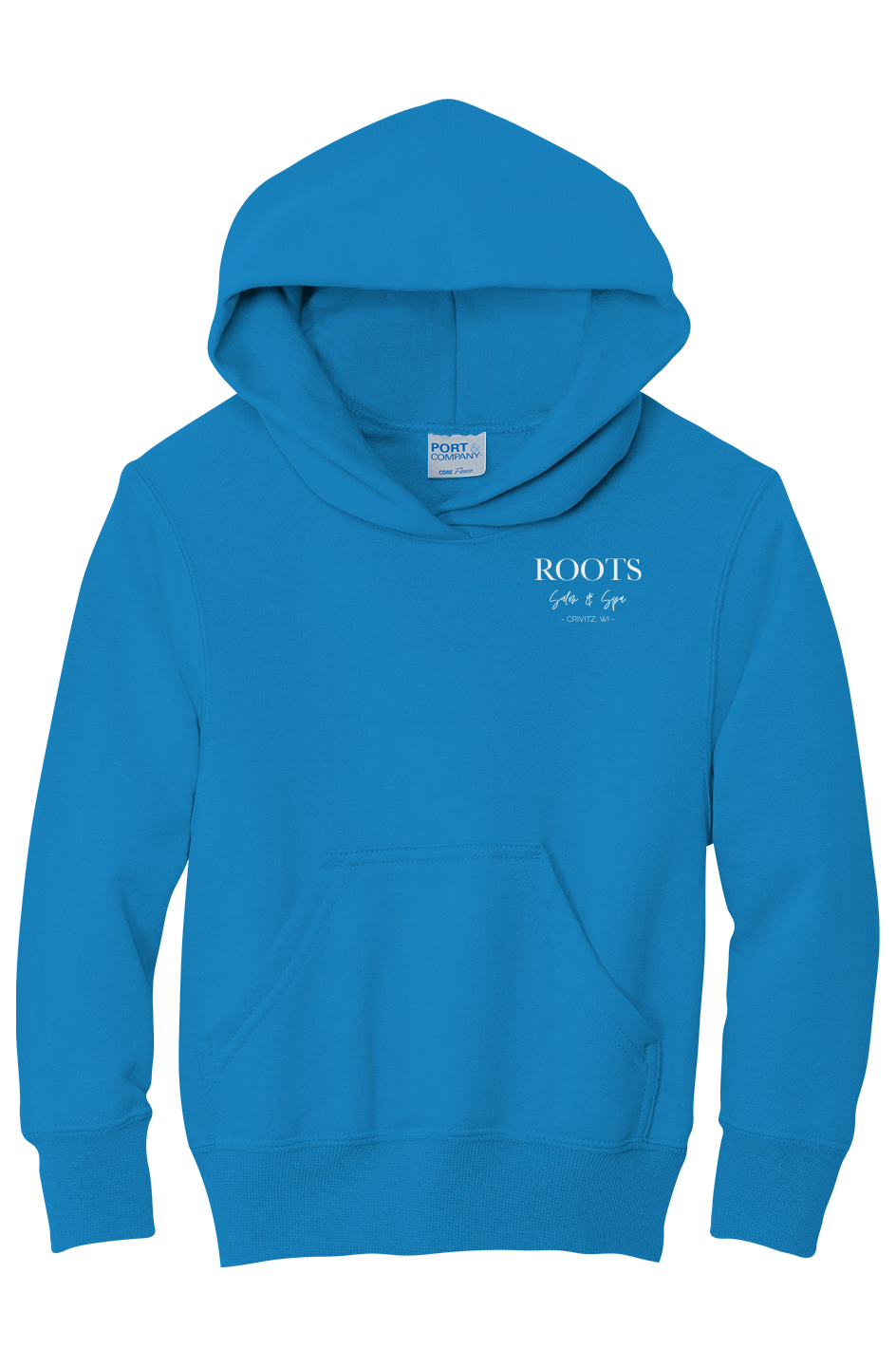 Roots Youth Fleece Hoodie White Logo | Crivitz, WI