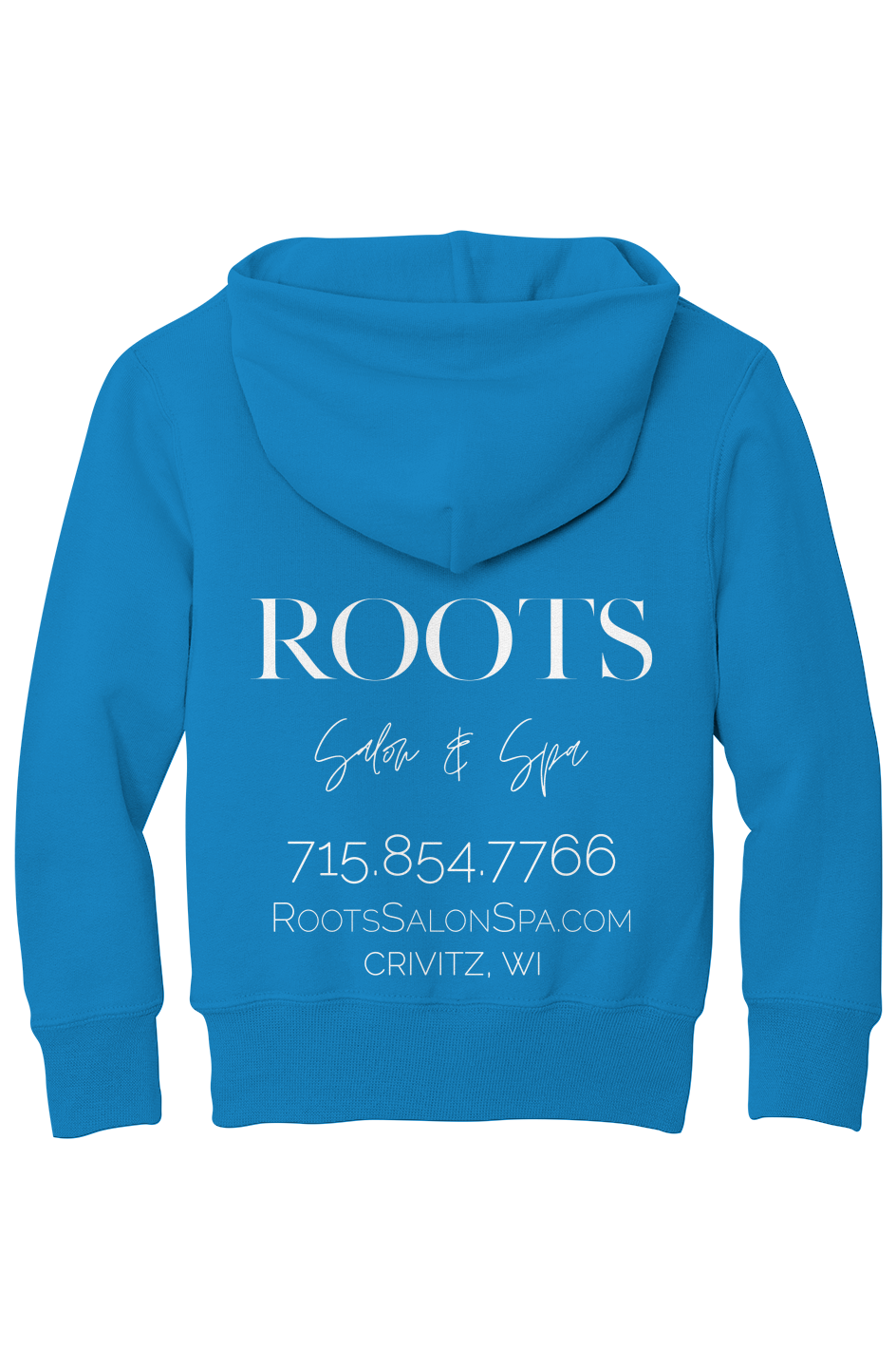 Roots Youth Fleece Hoodie White Logo | Crivitz, WI