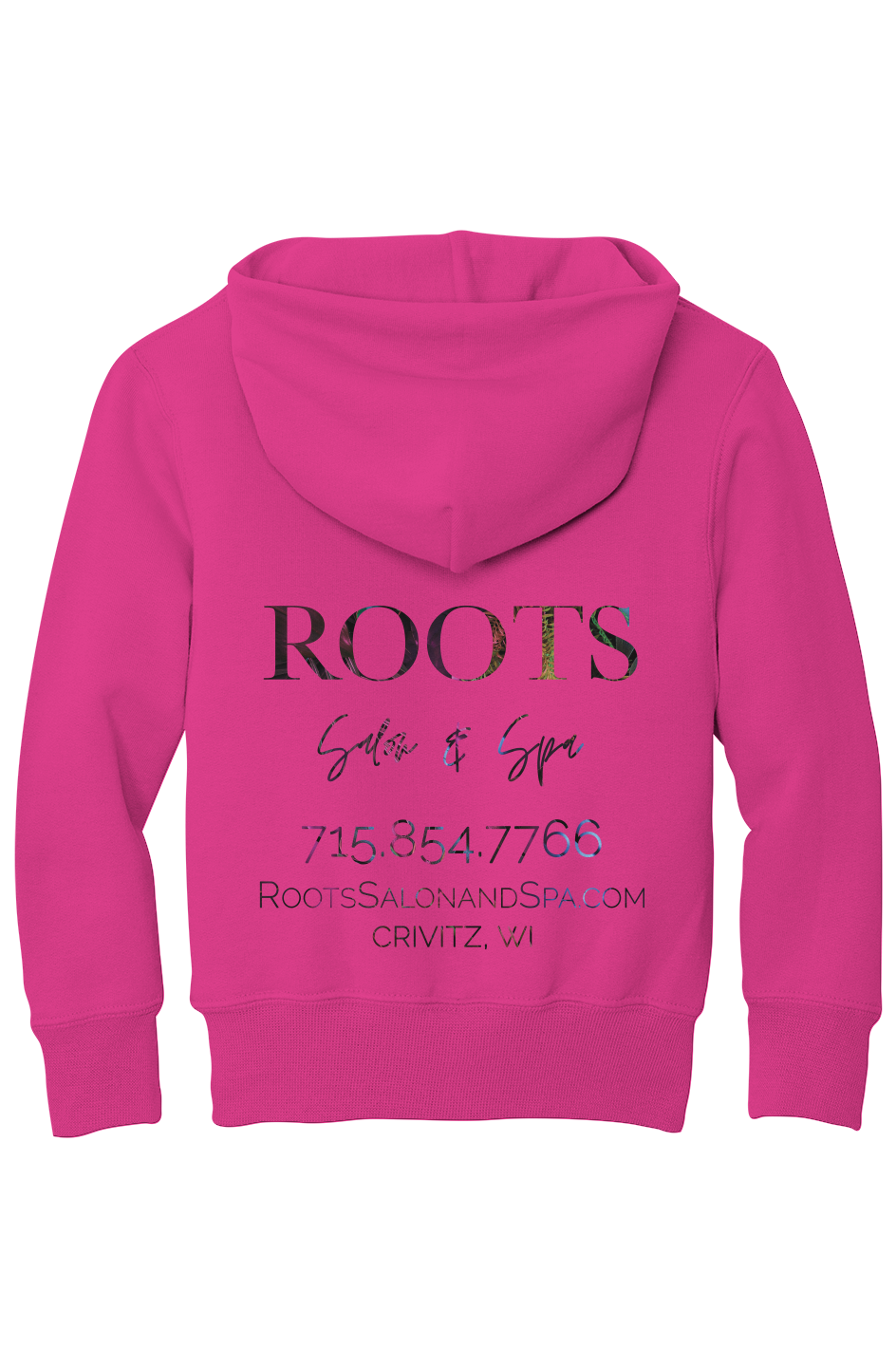 Roots Youth Fleece Hoodie Tropical Logo