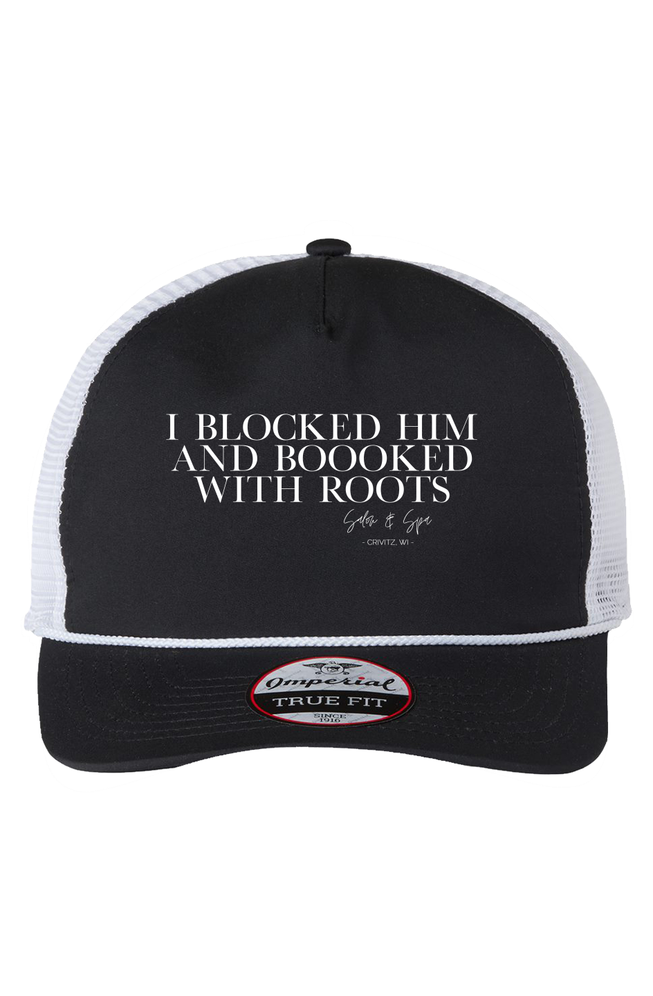 The Rabble Rouser Cap I Blocked Him Booked with Roots Crivitz WI