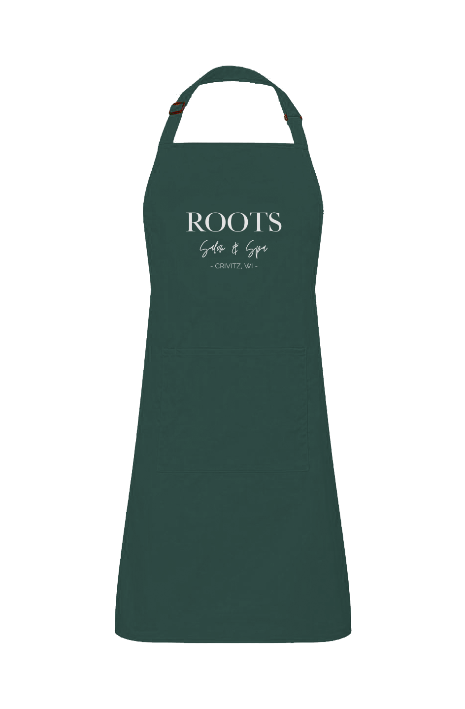 Roots Recycled Pocket Bib Apron Crivitz WI