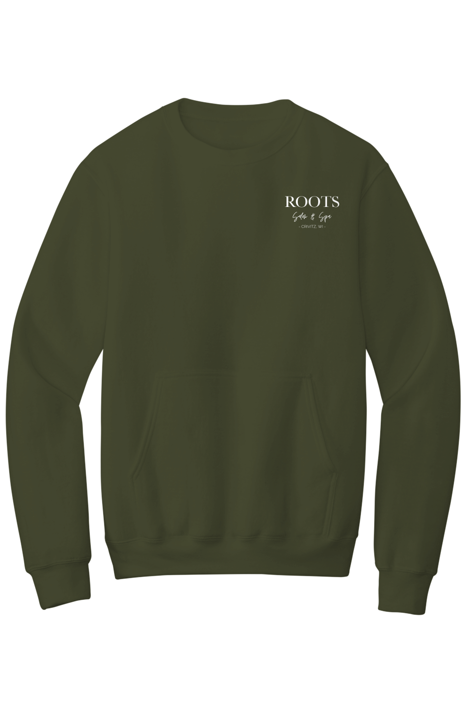 Roots Core Fleece Crewneck Pocket Sweatshirt Crivitz WI