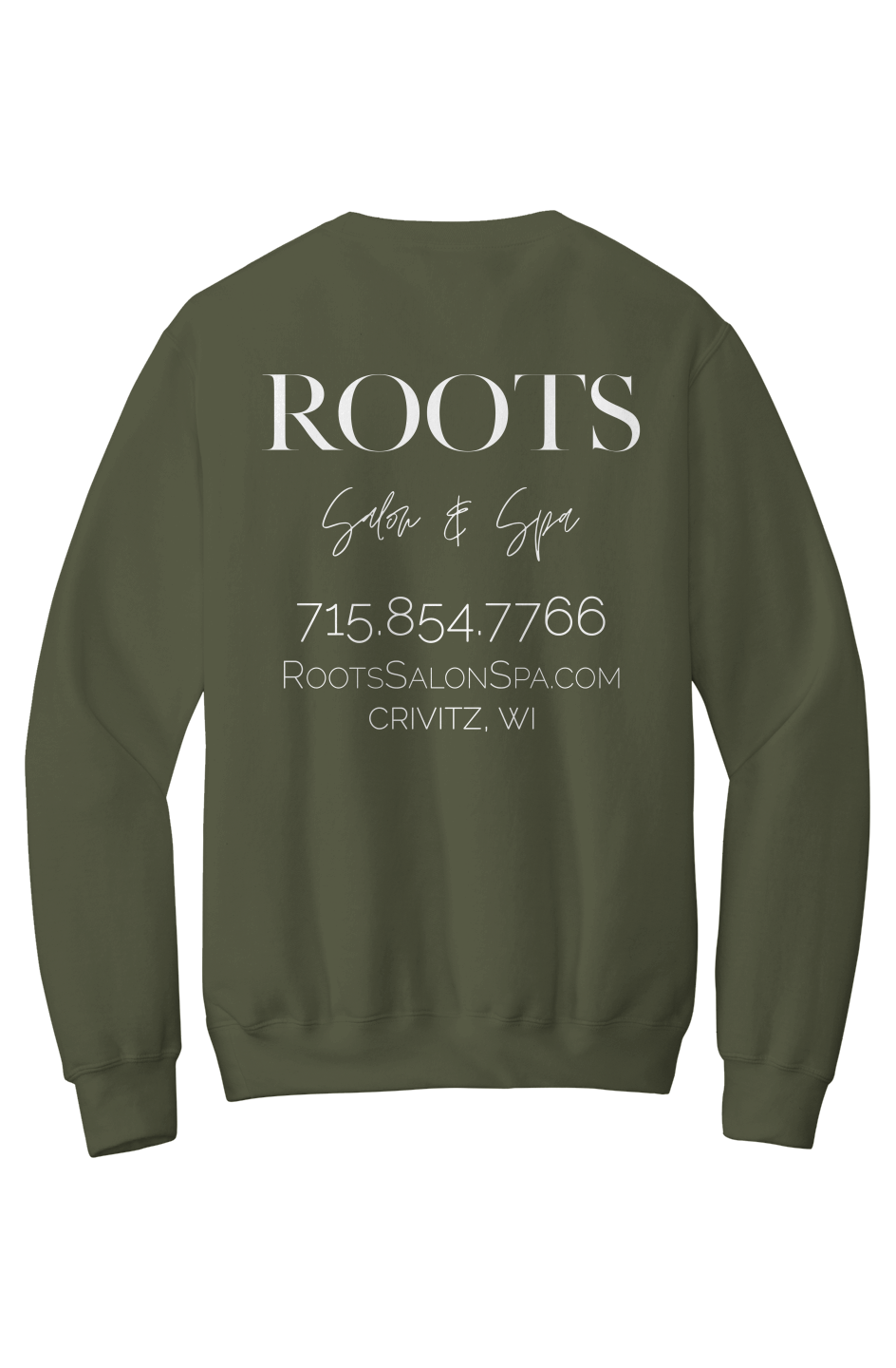Roots Core Fleece Crewneck Pocket Sweatshirt Crivitz WI