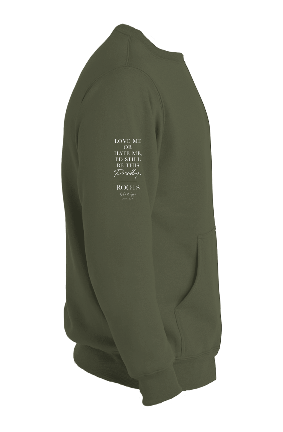 Roots Core Fleece Crewneck Pocket Sweatshirt Crivitz WI