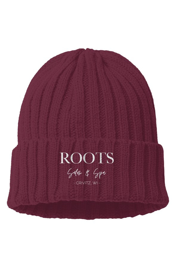 Roots Sustainable Cable Knit Beanie | Crivitz WI