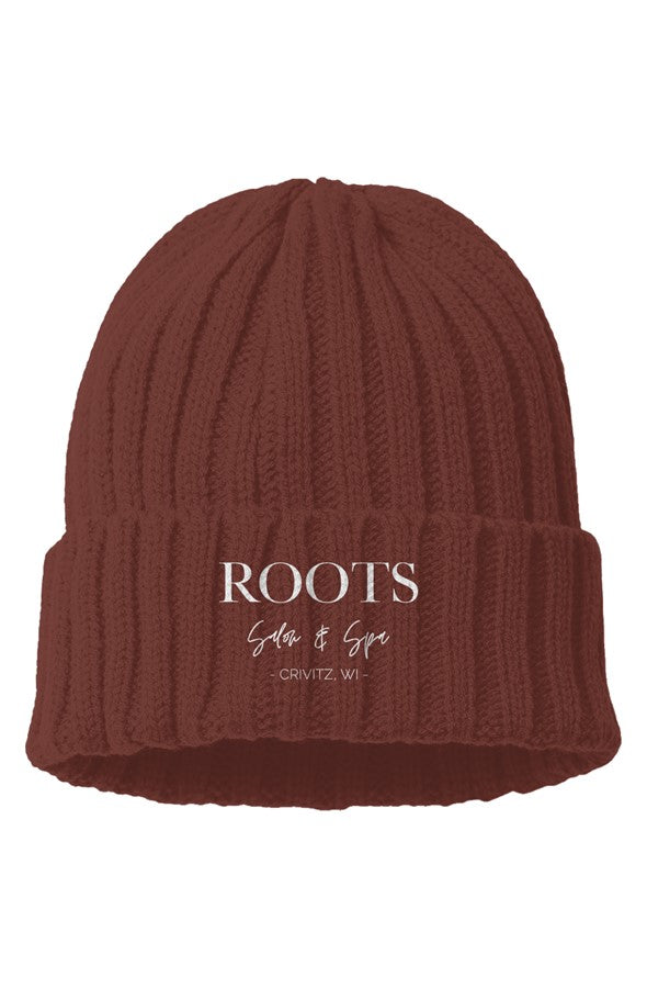 Roots Sustainable Cable Knit Beanie | Crivitz WI