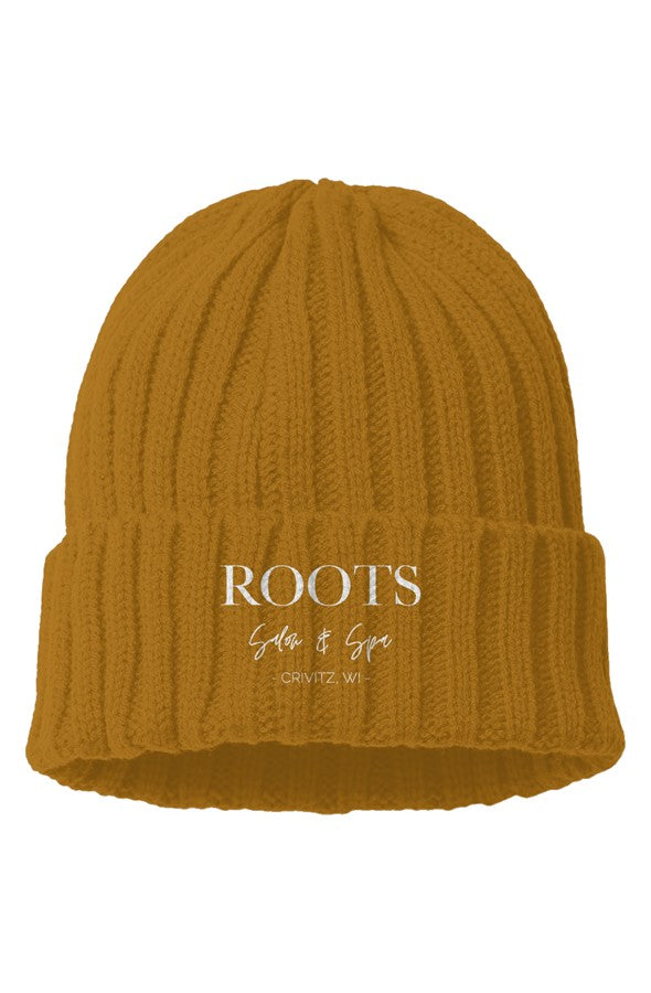 Roots Sustainable Cable Knit Beanie | Crivitz WI