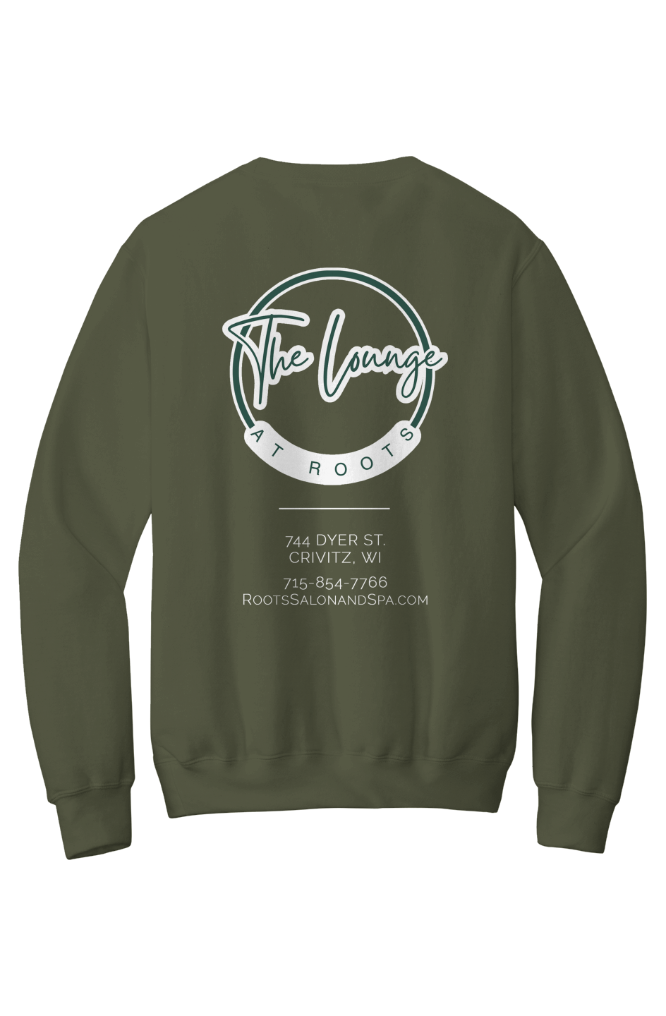 The Lounge Core Fleece Crewneck Pocket Sweatshirt Crivitz WI