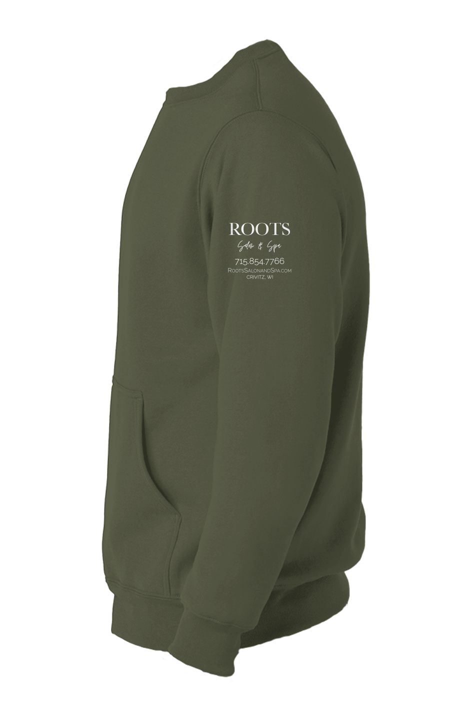 The Lounge Core Fleece Crewneck Pocket Sweatshirt Crivitz WI